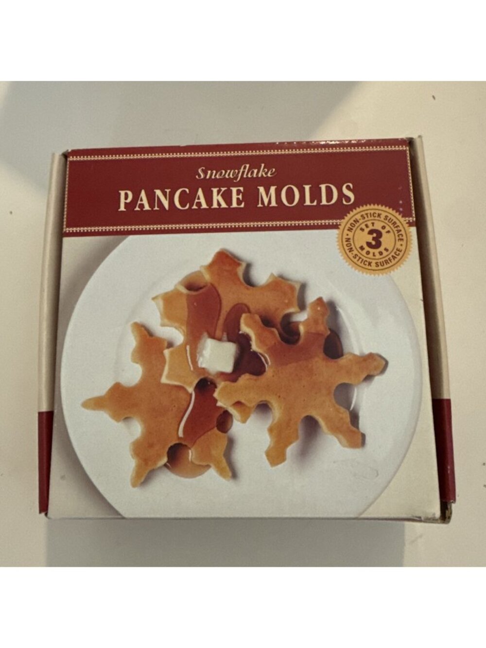 Williams - Sonoma Snowflake Pancake Molds  -  Set Of 3
